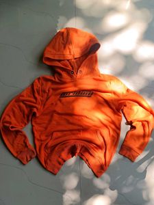 Orange Hoodie | Y2K Streetwear