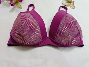 🇳🇿💫🎀Stylish Purple Plaid Bra