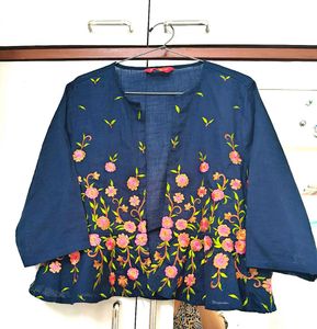 ALENA Premium Quality Kurta Wid Embroidered Jacket