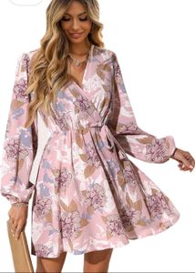 Sale!! Korean Floral Wrap Dress