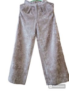 Velvet Wide Leg Trousers