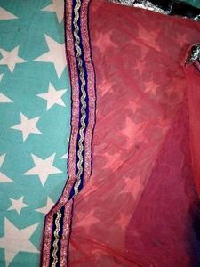 Dupatta Pink And Blue Shade