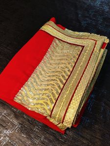 Amazing Red Saree💗