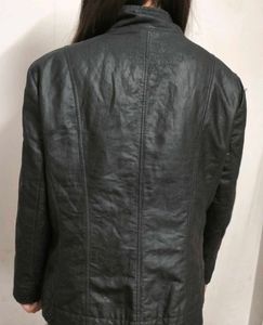 Stylish Black Faux Leather Jacket