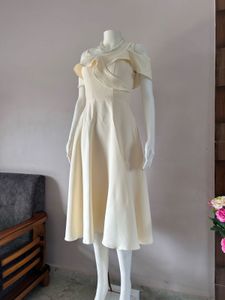 A-line midi gown