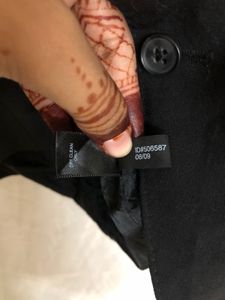 Express Black Wool Waistcoat