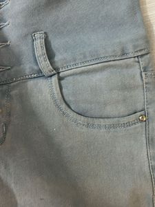 Light Blue High-Waisted Jeans