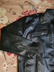 Dolce &amp; Gabbana (PREMIUM BRANDED) 1st Copy Black Leather Jacket