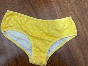 Yellow Polka Dot Panties