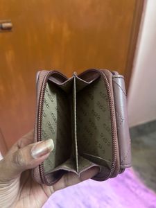 Elegant Mauve Quilted Wallet