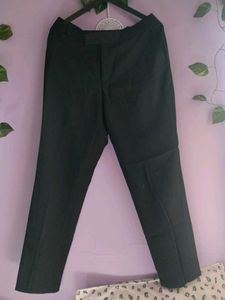 Black Straight Leg Trousers