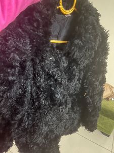 Black Faux Fur Jacket