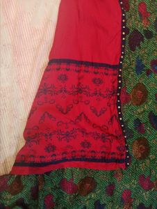 Multicolor Ethnic Anarkali Kurta Set, Size-S