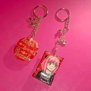 Adorable Anya Forger Keychains - Handmade! 💖