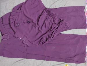 Purple Floral Co-ord Set