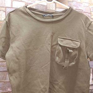 Sweatshirt with Pocket Detail