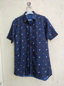 Vintage Print Button Down Shirts (2)