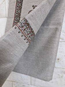Grey Border Design Shawl