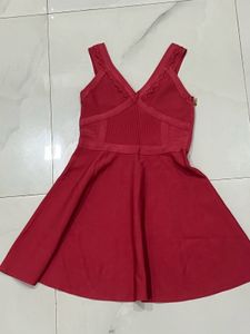 Red Fit & Flare Mini Dress