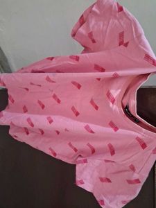 Pink Patterned Top