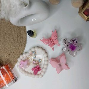Combo Of 7 Pcs Hair Claws &amp; Clips