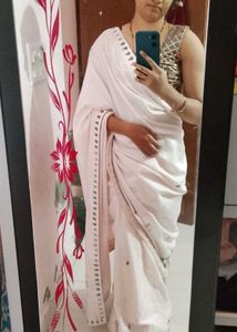 stone work saree with blouse