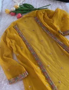 Sequin Embroidered Ethnic Set