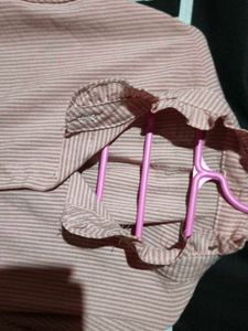 Striped Button-Up Top