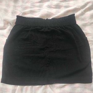 Corduroy Black Skirt 🖤