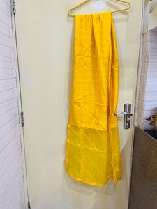 Yellow Kurti With Dupatta