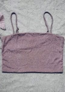 Pink Shimmery Tank Top