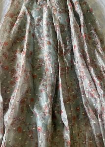 Floral Print Chiffon Skirt