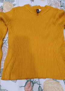 H&amp;M Women Fitted Woolen Top