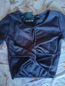 Stylish Cut-Out Crop Top