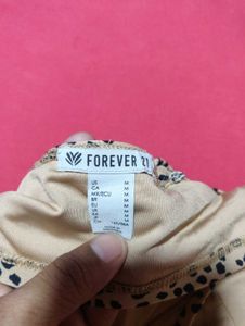 Forever 21 Leopard Print Padded Bralette - Size M