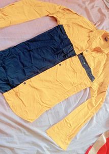 Color Block Button-Down