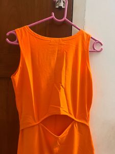 Ginger by Lifestyle Orange Bodycon Dress - New