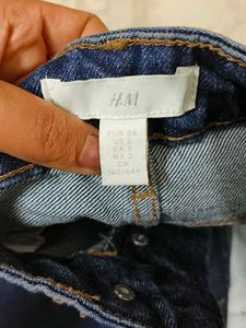 H&amp;M High Waisted Button Up Jeans