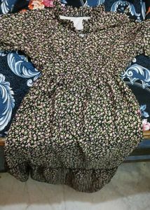 Ruffle Floral Dress