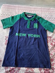 Blue & Green 'New York' Tee