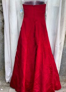 301712. Vintage Elegant Red Formal Gown