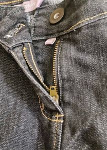 Classic Black Denim Capri