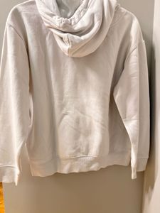 H &amp; M white oversized Hoodie