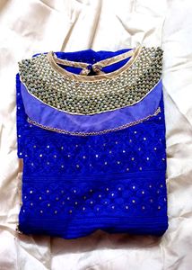 Long Kurta And Skirt Dress