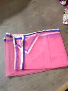 2 Dupattas Pink And Pitch Colour