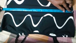 Stylish Black &amp; White Maxi Dress