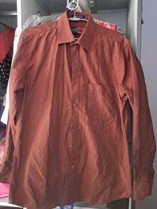 NEW - RUST Colored Formal Shirt