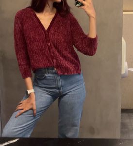 ZARA WIDE LEG JEANS with SPLIT HEM