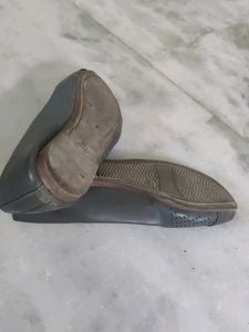 Grey Colour Footwear