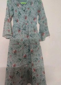 Floral Print Midi Dress